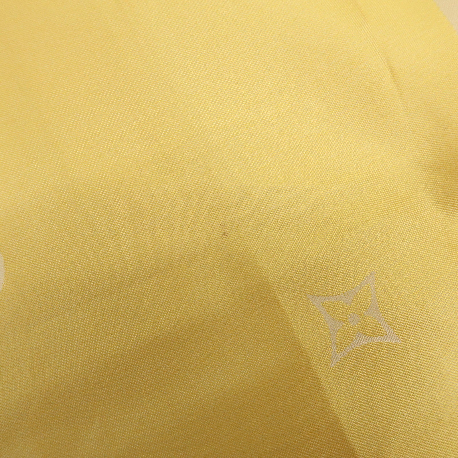 Louis Vuitton Monogram Echarpe Capri Silk 100% Scarf Orange
