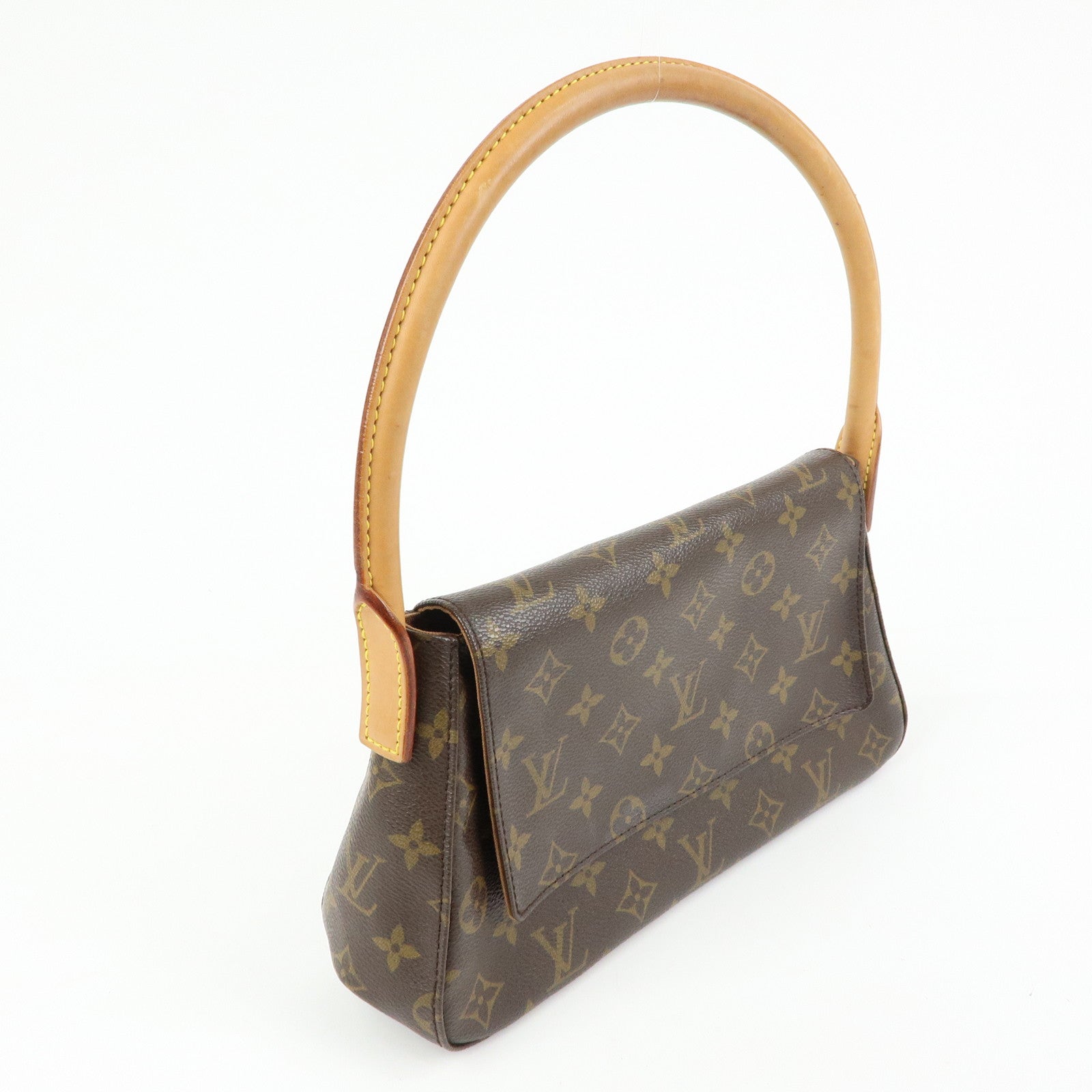 Louis Vuitton Monogram Mini Looping Shoulder Bag Brown M51147