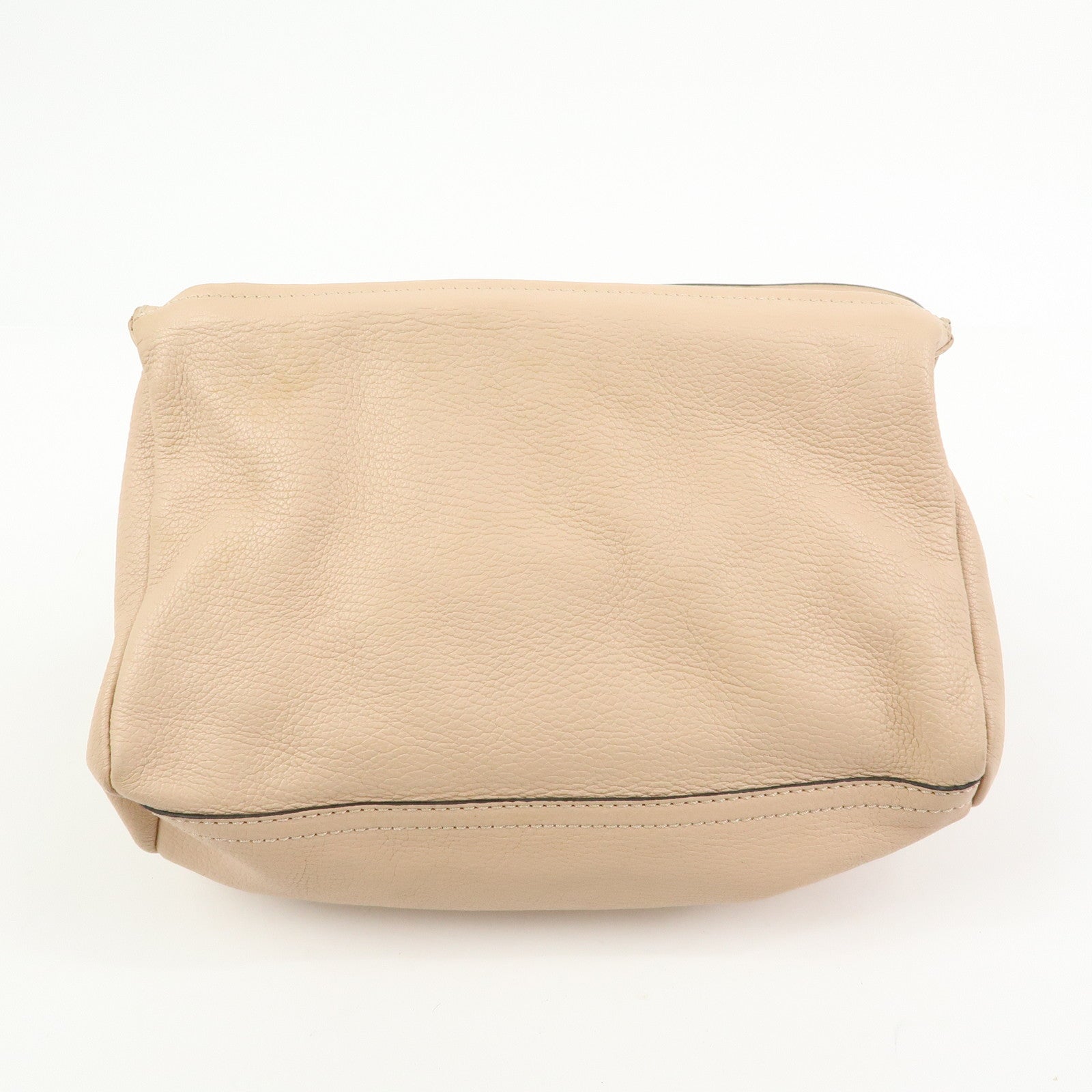 GIVENCHY Pandora Leather 2Way Bag Hand Bag Shoulder Bag Beige