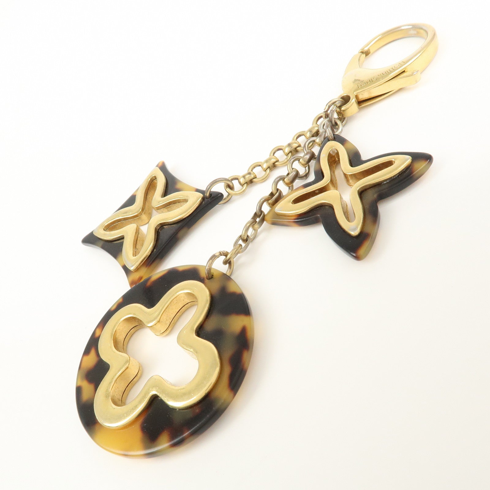 Louis Vuitton Bijou Sac Insolence Bag Charm Gold Brown M65087