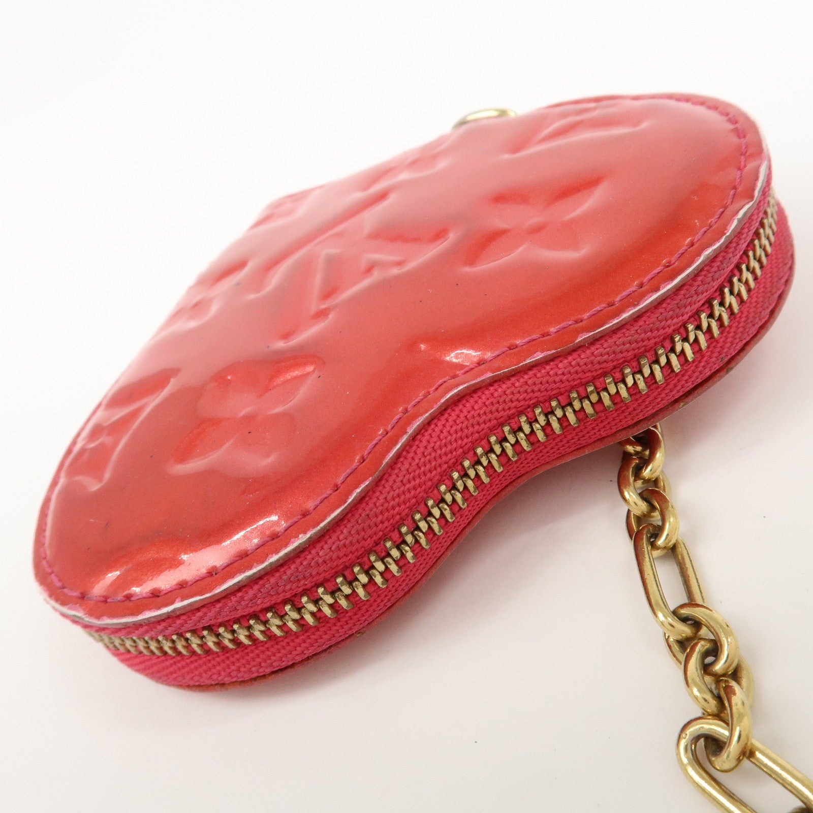 Louis Vuitton Monogram Vernis Porte Monnaie Coeur Coin Case M93657