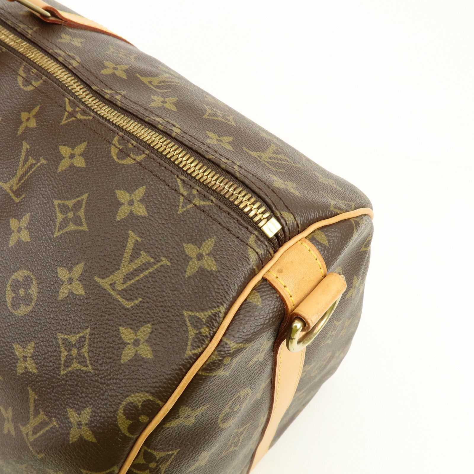Louis Vuitton Monogram Keep All Bandouliere 55 Boston Bag M41414