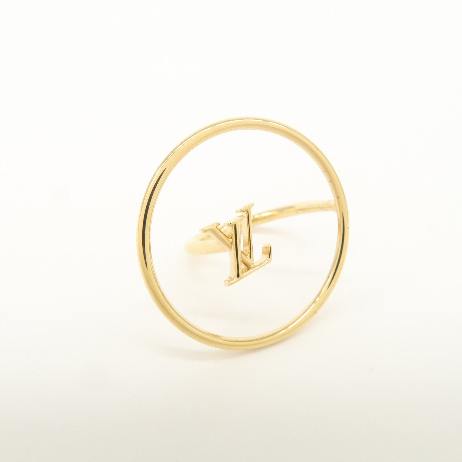 Louis Vuitton LV Eclipse Metal Ring Zipang Gold M00768