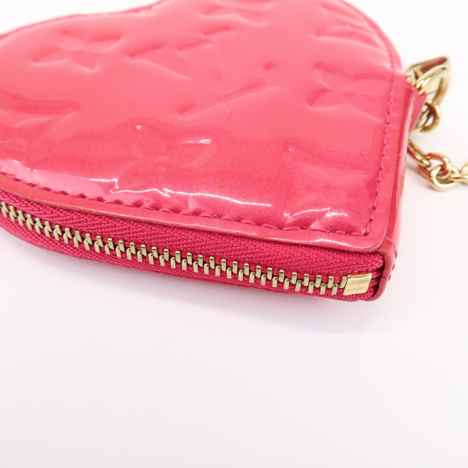 Louis Vuitton Monogram Vernis Porte Monnaie Coeur Coin Case M93657