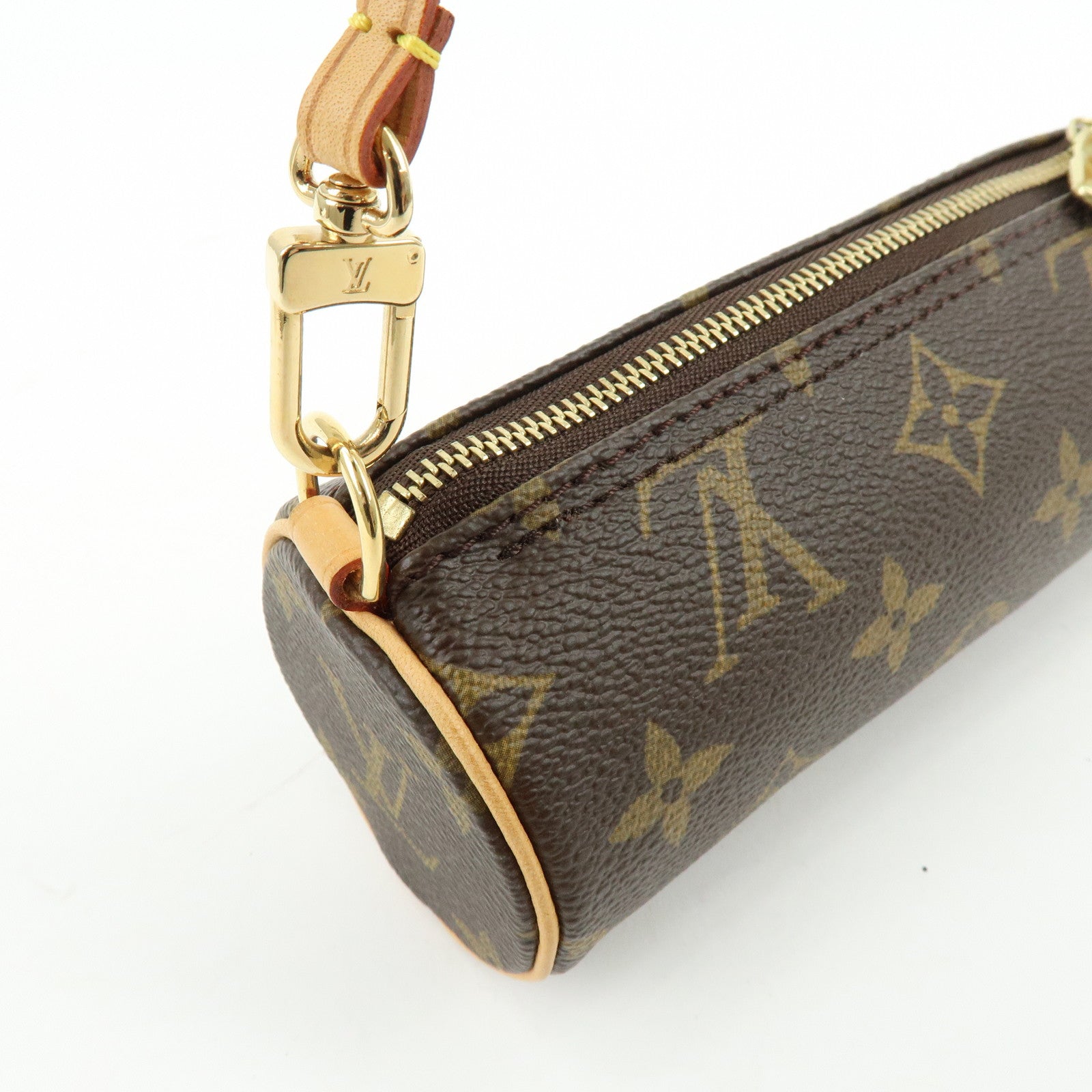 Louis Vuitton Monogram Canvas Mini Pouch for Papillon Bag Brown