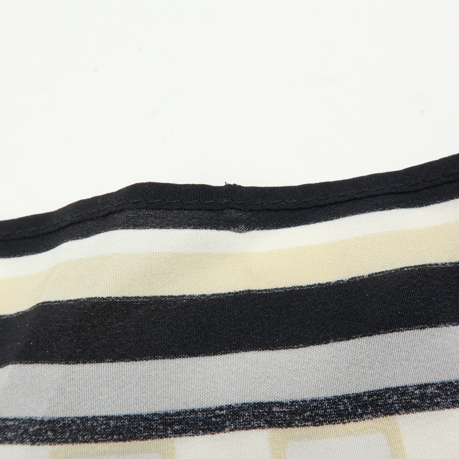 CHANEL COCO Mark Silk100% Train Scarf Shawl Black