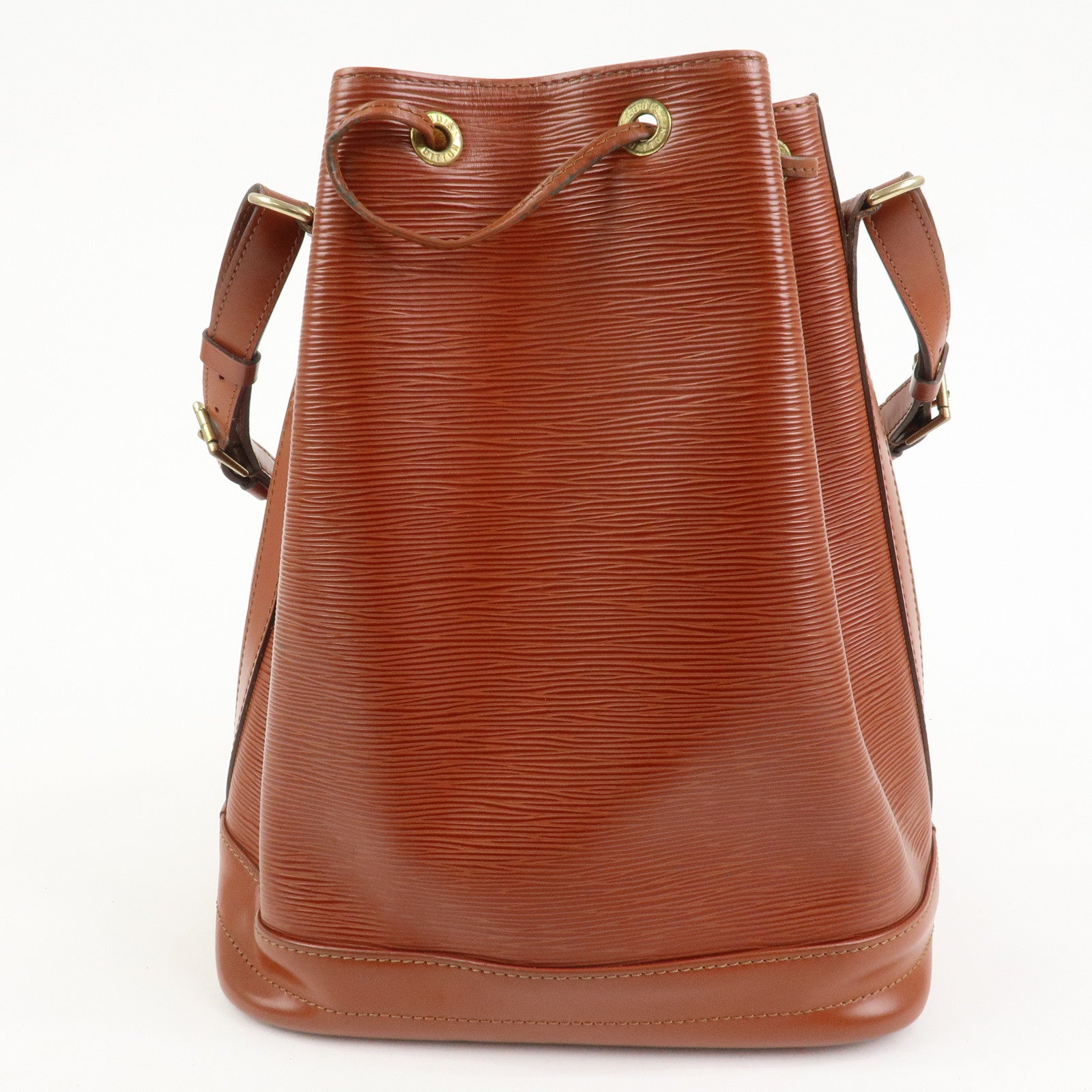 Louis Vuitton Epi Noe Leather Shoulder Bag Kenya Brown M44003