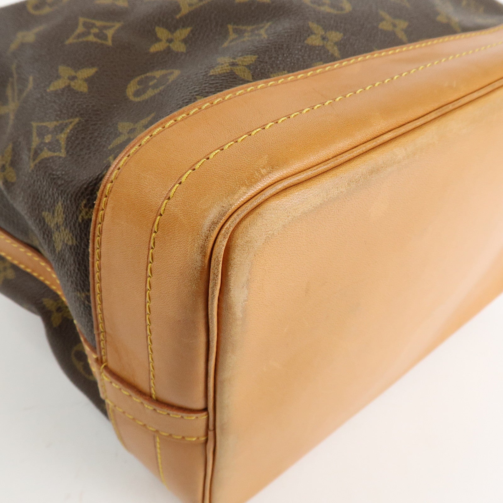 Louis Vuitton Monogram Noe Shoulder Bag Hand Bag Brown M42224 Used