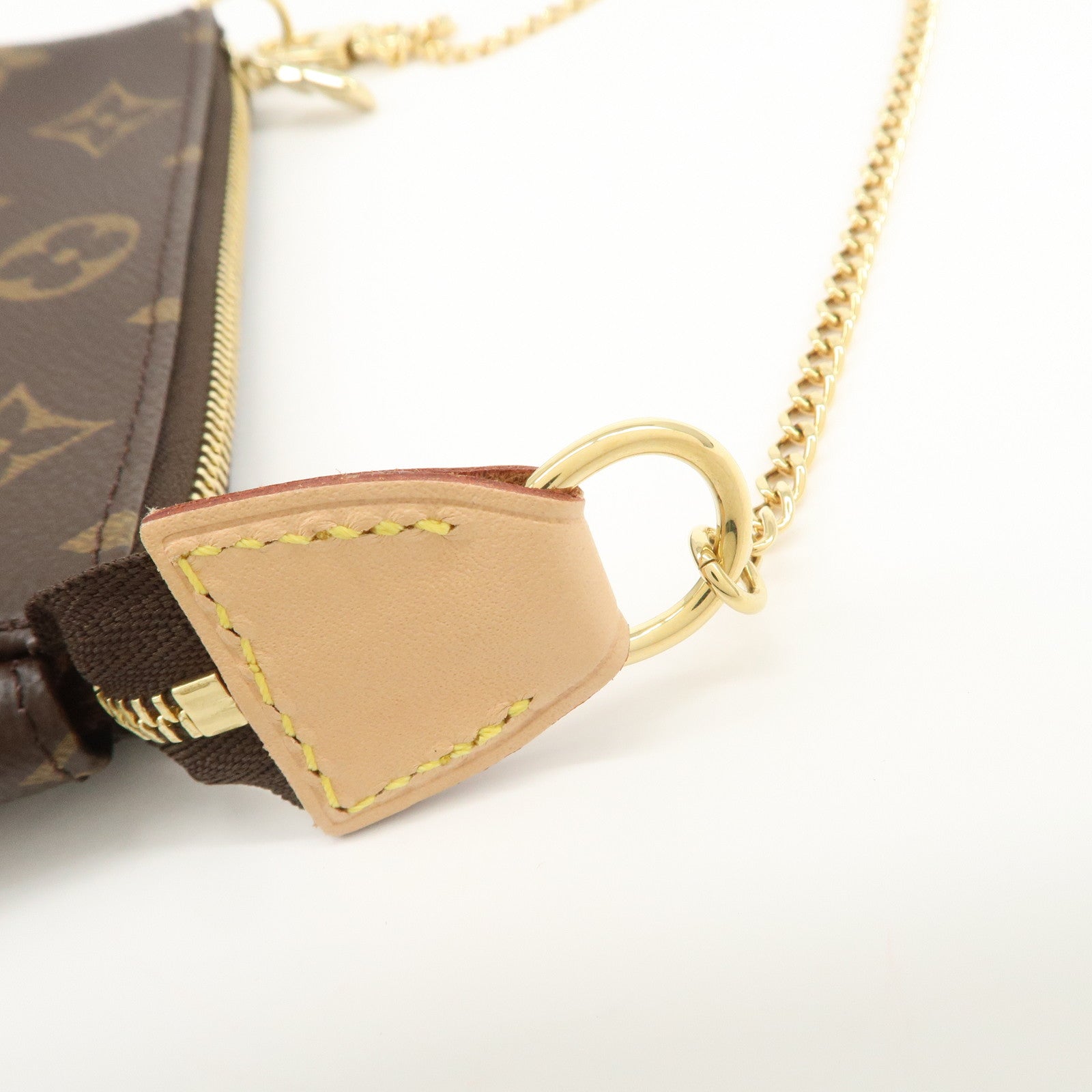 Louis Vuitton Monogram Mini Pochette Accessoires Hand Bag M58009