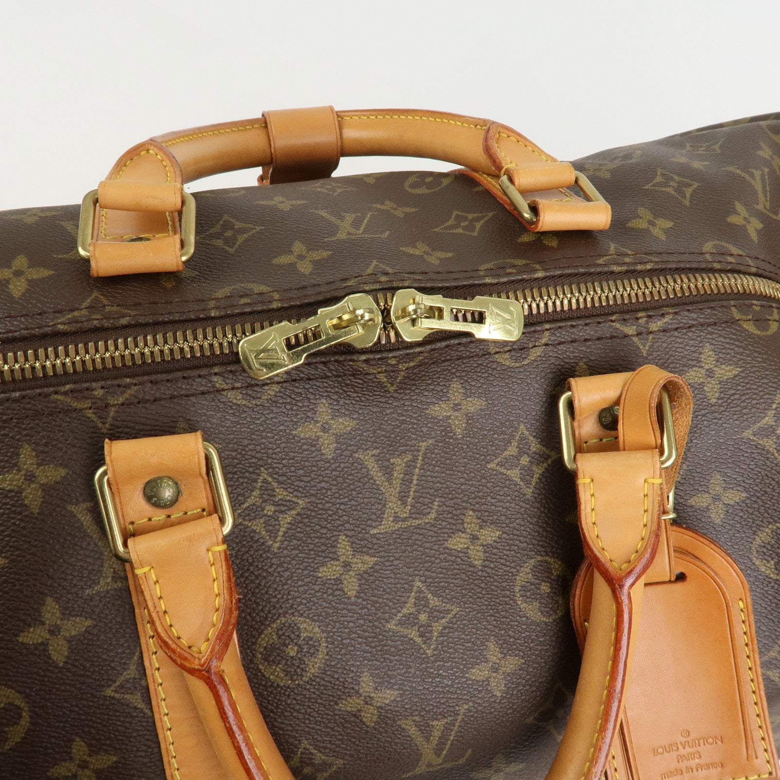 Louis Vuitton Monogram Keep All Bandouliere 55 Boston Bag M41414