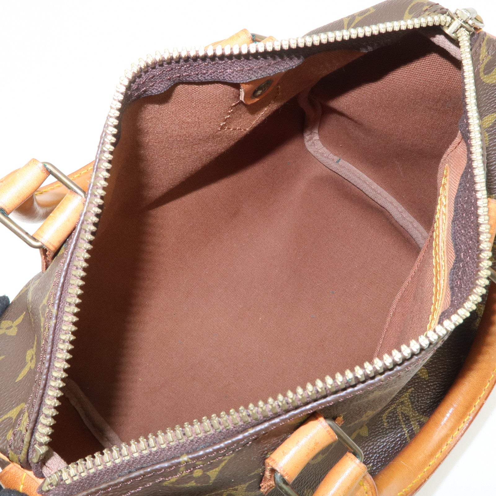 Louis Vuitton Monogram Canvas Speedy 25 Boston Bag Hand Bag M41528