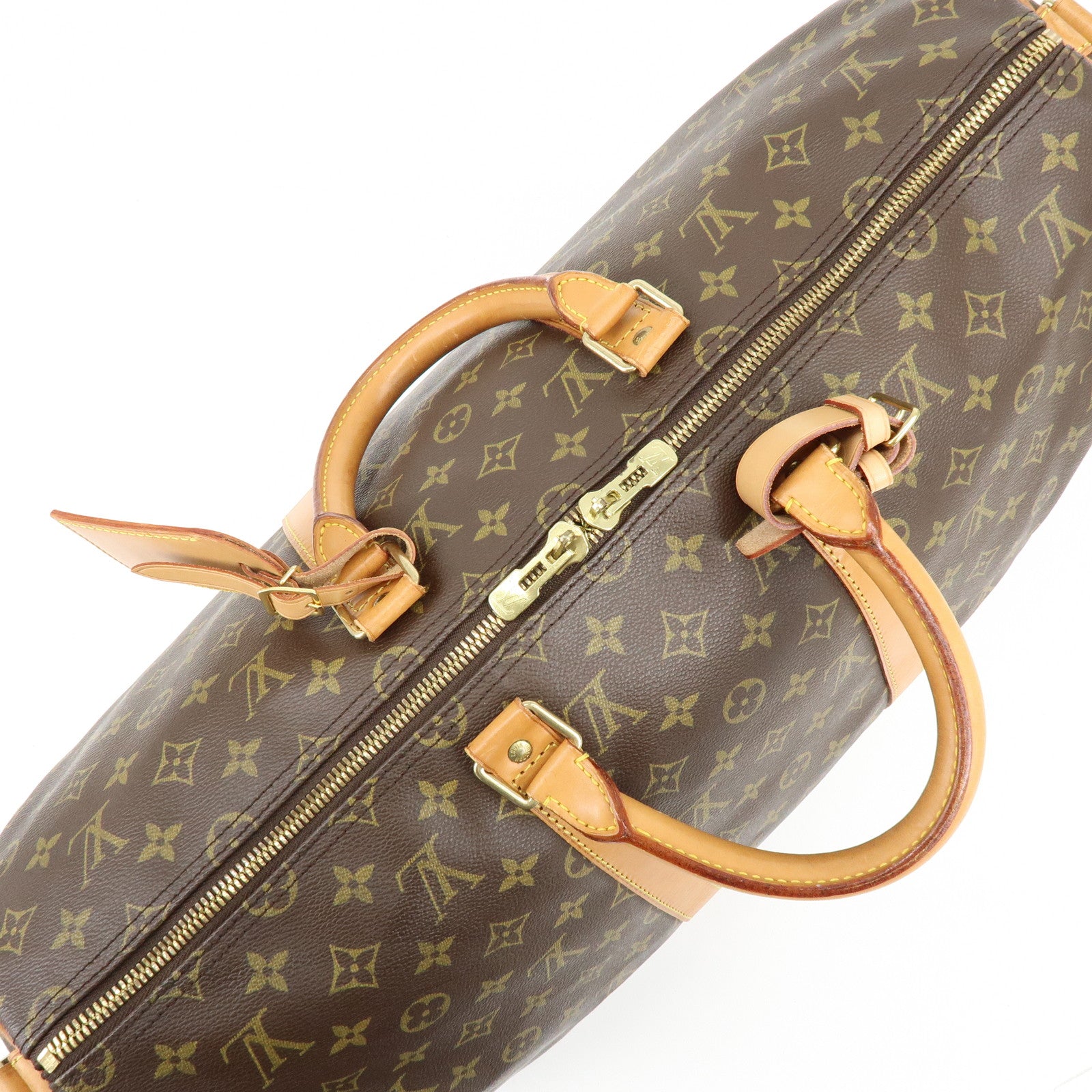 Louis Vuitton Monogram Keep All Bandouliere 50 Boston Bag M41416