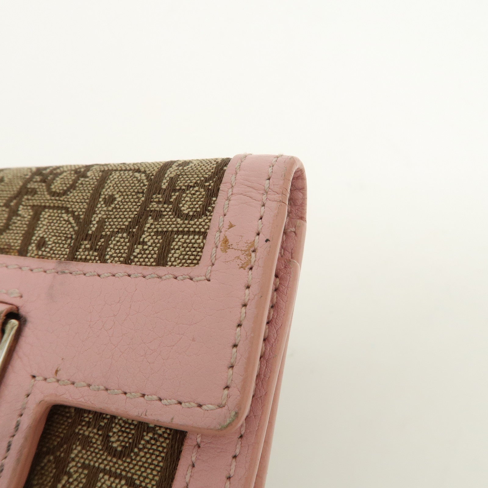 Christian Dior Street Chic Trotter Canvas Leather Set of 2 Goods