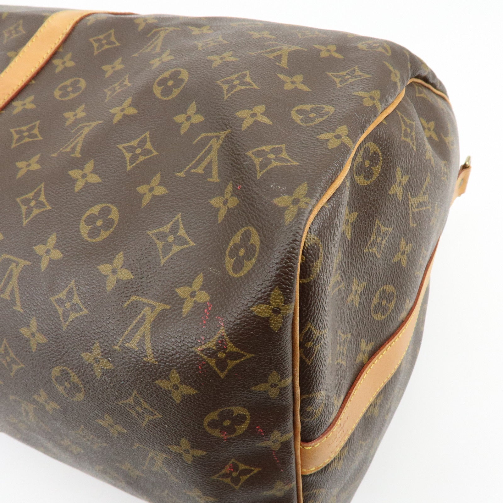 Louis Vuitton Monogram Keep All Bandouliere 60 Boston Bag M41412