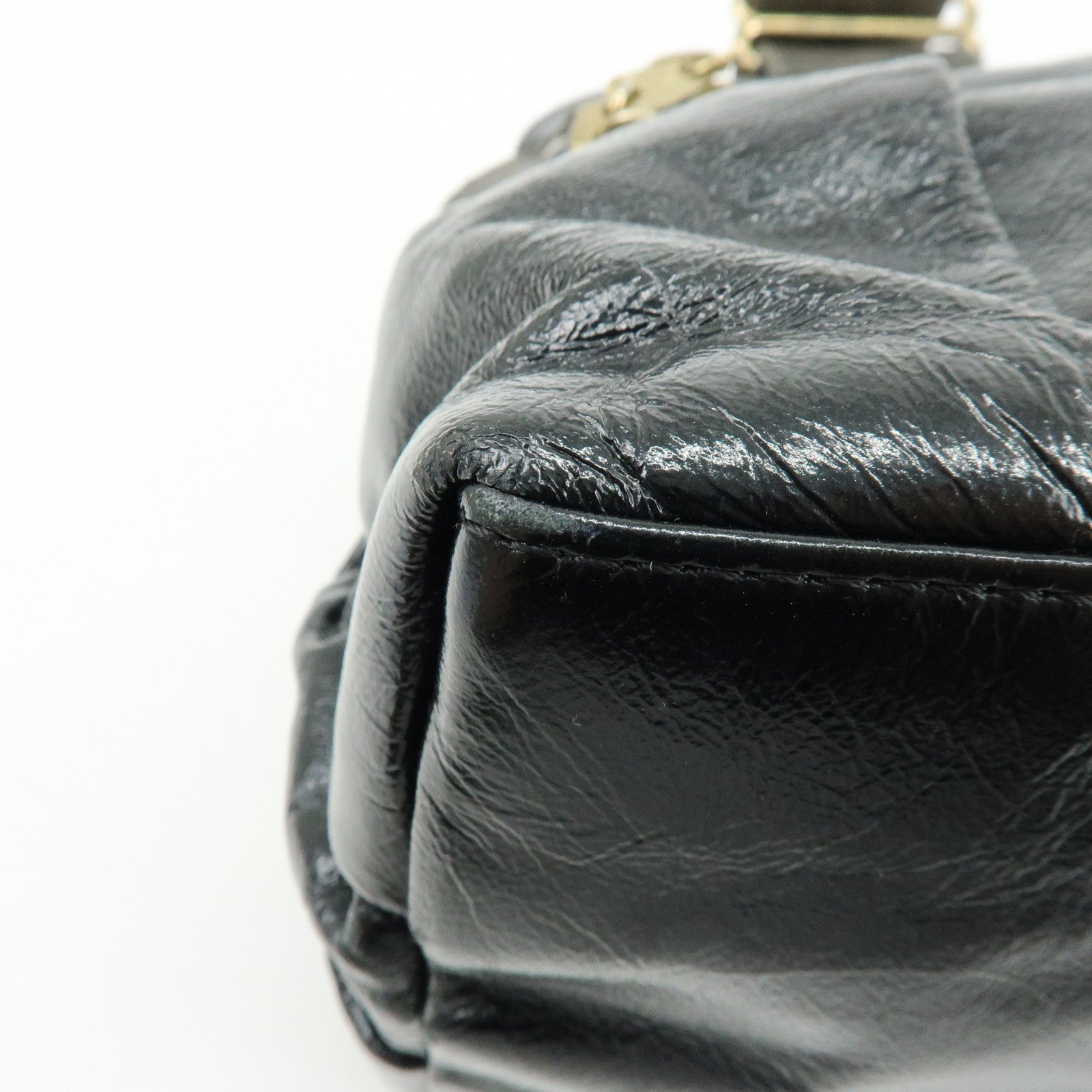 Chloe See By Chloe Day Tripper Patent Leather Tote Bag Black