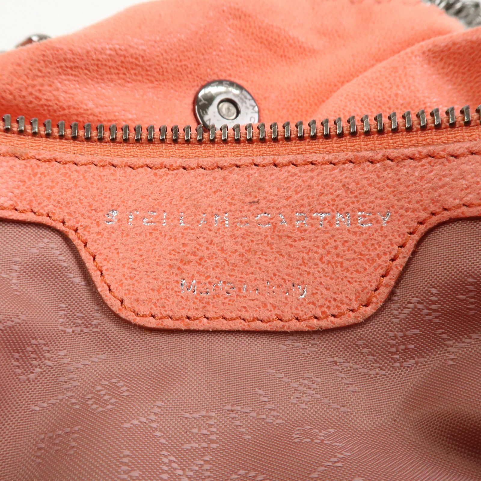 STELLA MCCARTNEY Falabella Fold-Over Tote 2Way Bag Orange