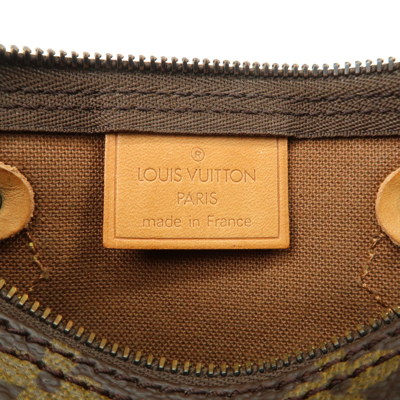 Louis Vuitton Monogram Mini Speedy Hand Bag & Strap TH0955 J00145 Used