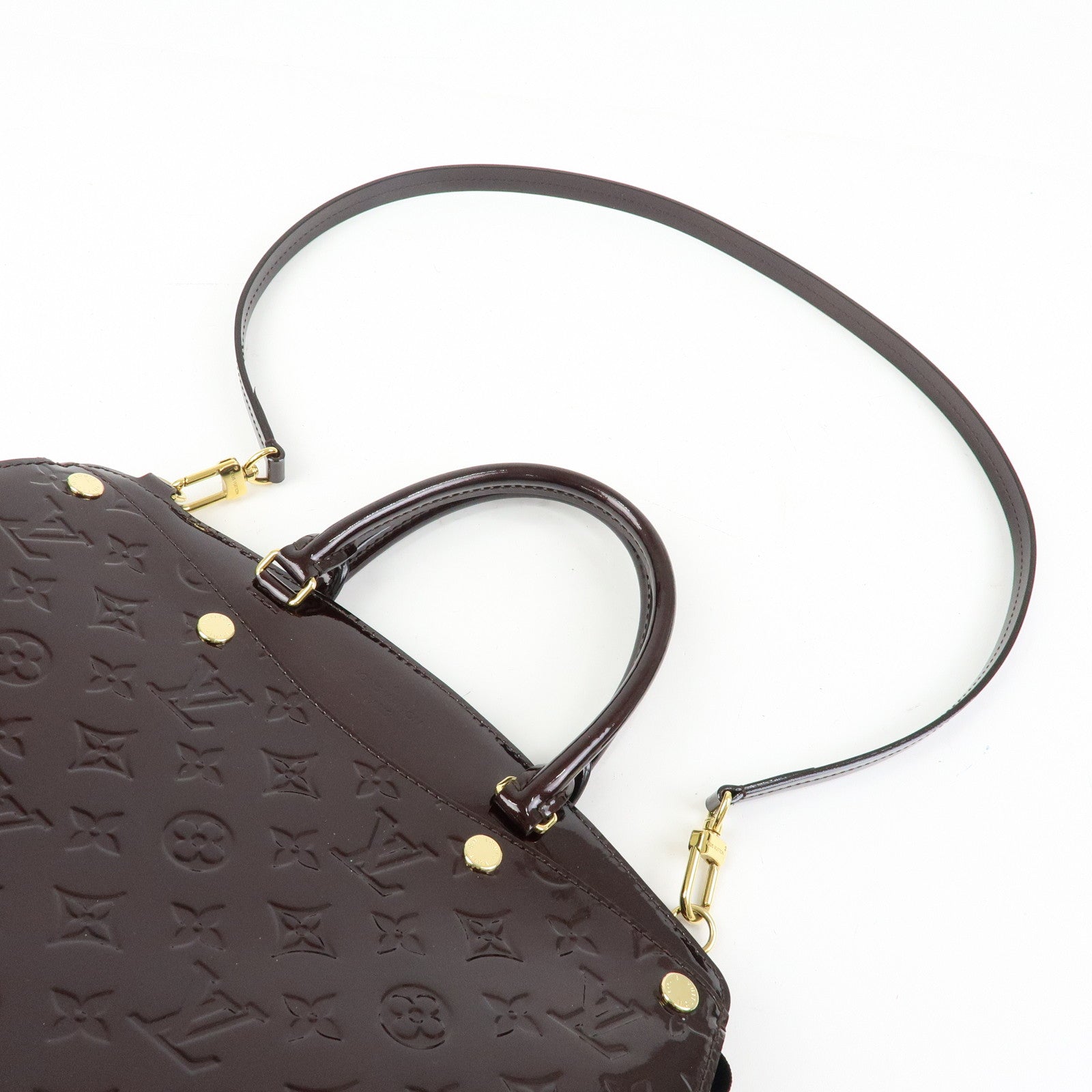 Louis Vuitton Monogram Vernis Leather Brea MM 2Way Bag M50597