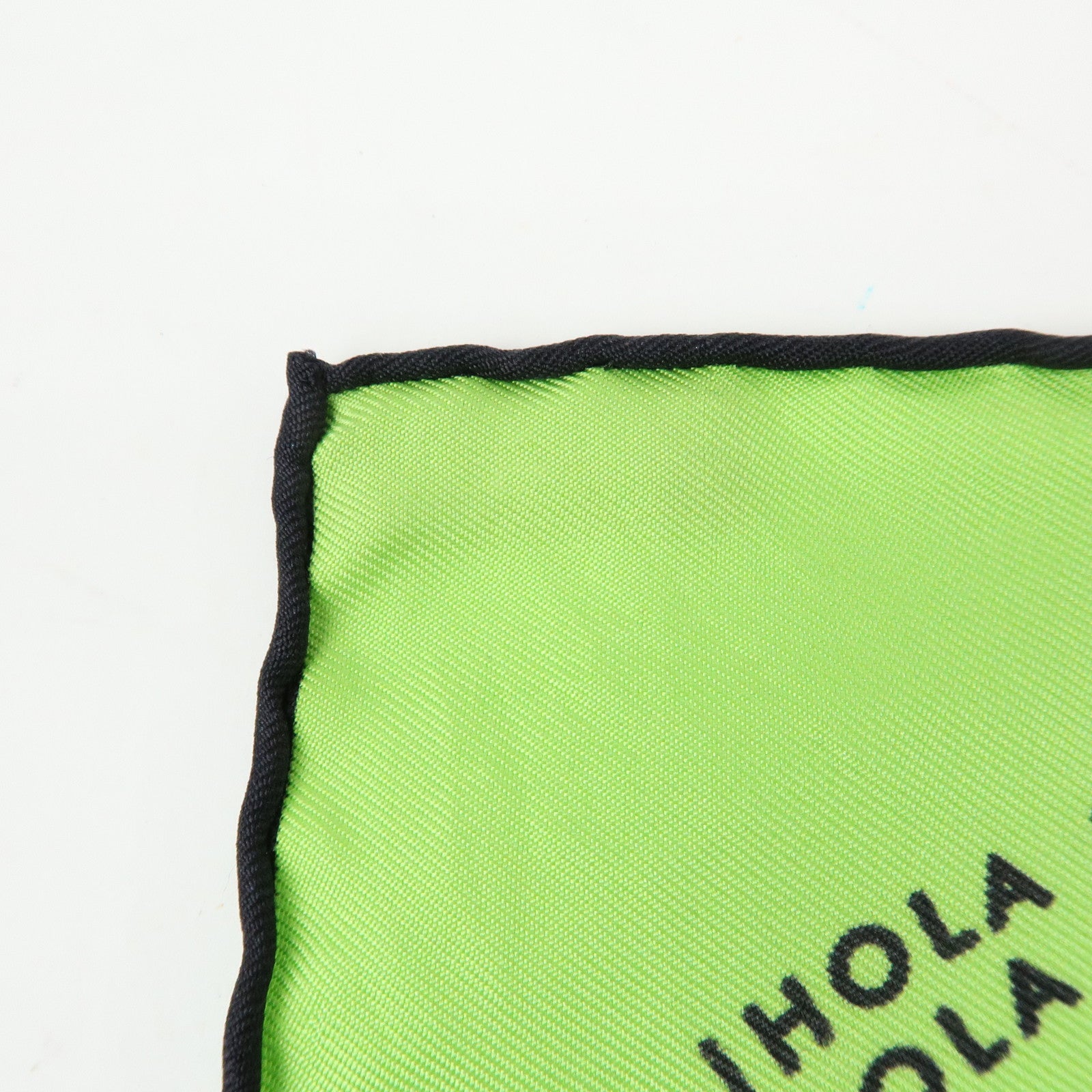 HERMES Carre 42 Silk 100% Scarf iHOLA FLAMENCA! Green Black