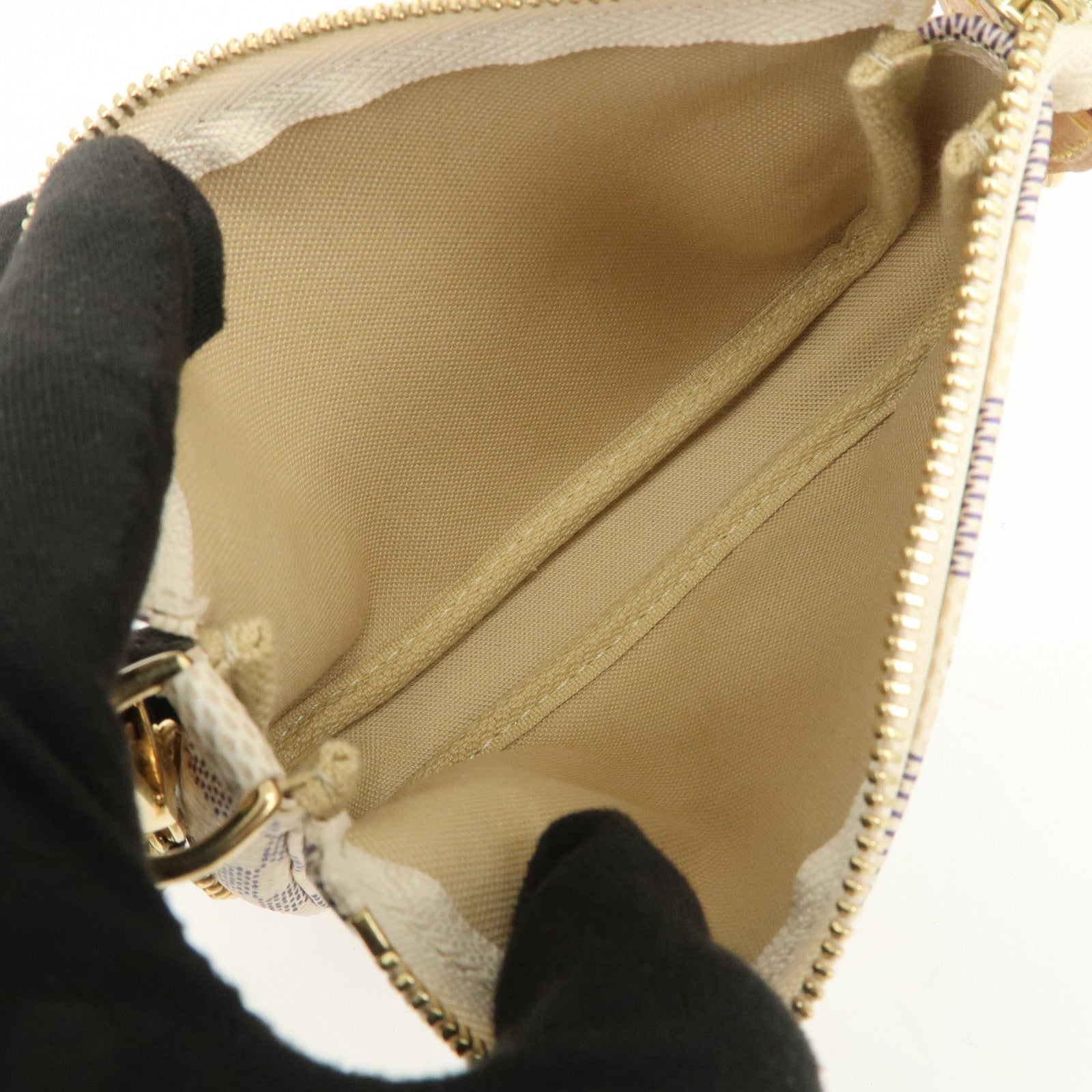 Louis Vuitton Damier Azur Mini Pochette Accessoires Pouch N58010