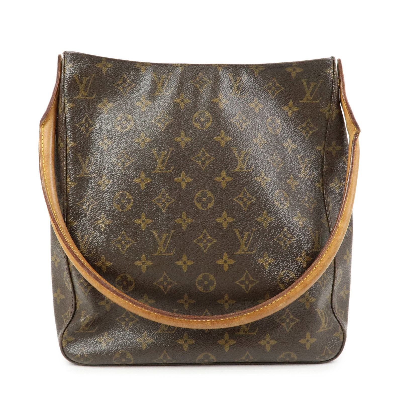 Louis Vuitton Monogram Looping GM Shoulder Bag Brown M51145