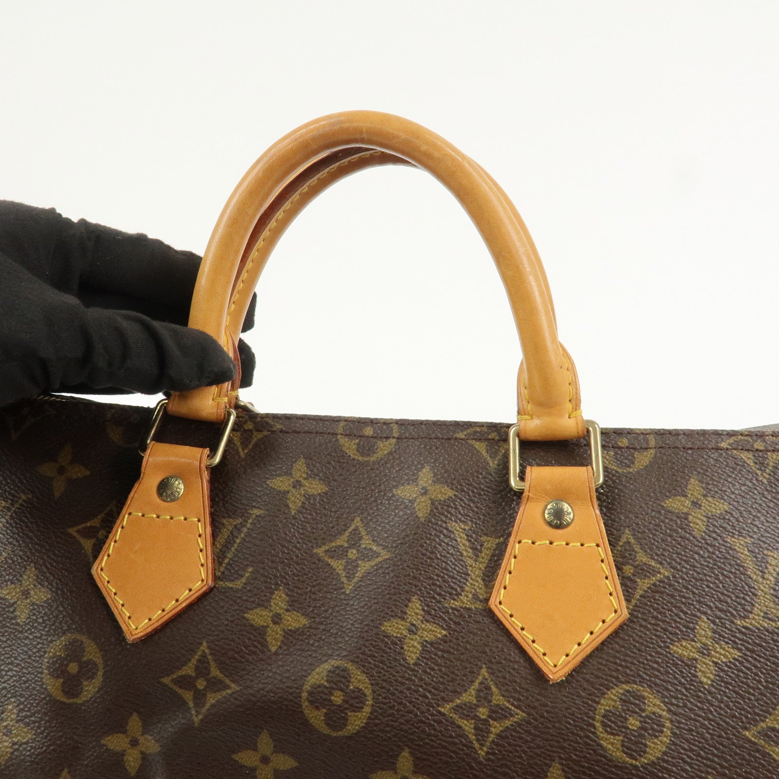 Louis Vuitton Monogram Canvas Speedy 35 Boston Bag Hand Bag M41524