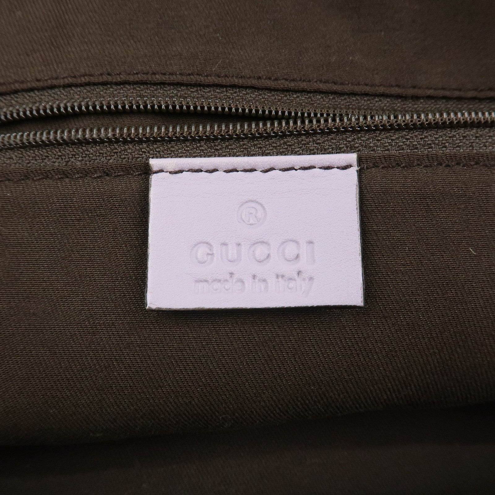 GUCCI Princy GG Canvas Leather Boston Bag Hand Bag Beige 161720