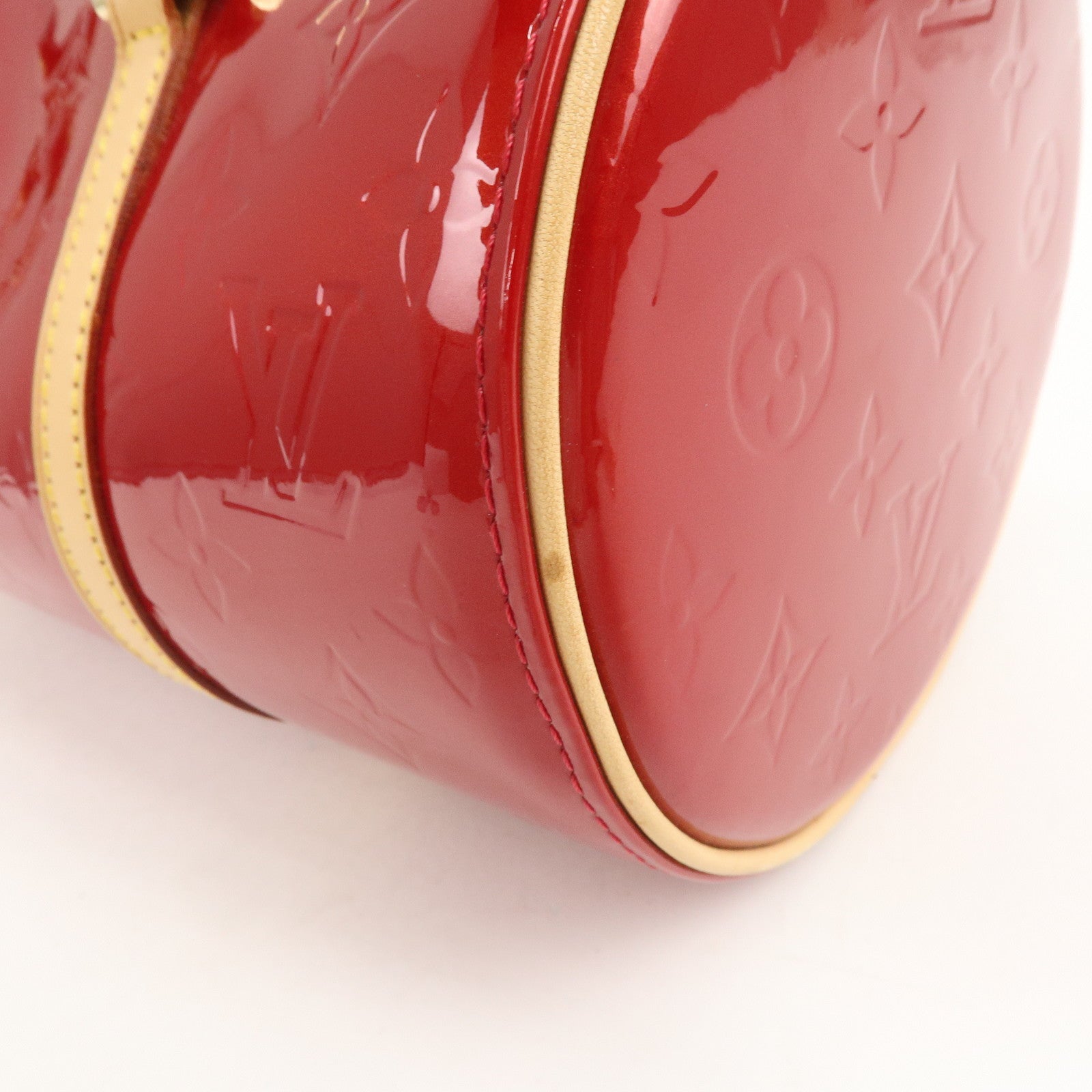 Louis Vuitton Monogram Vernis Bedford Hand Bag Pomme d'Amour M91986