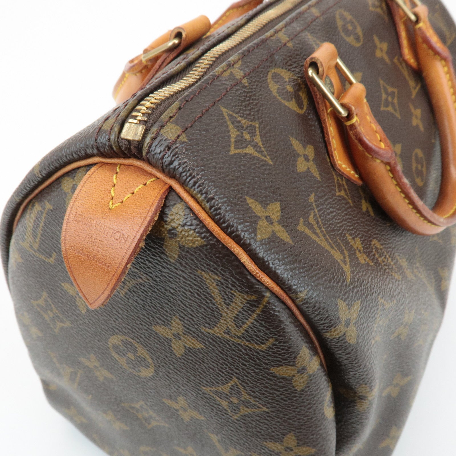 Louis Vuitton Monogram Speedy 30 Boston Bag Hand Bag Brown M41526