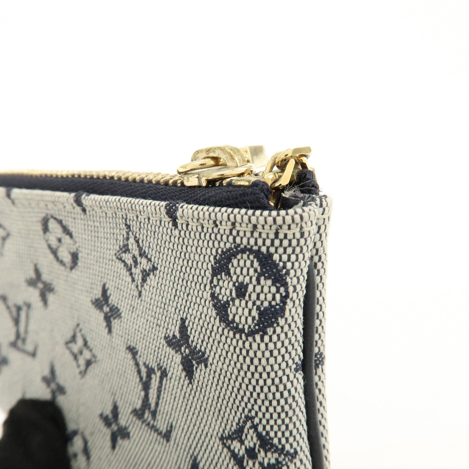 Louis Vuitton Monogram Mini Pochette Cles Coin Case Blue M92236