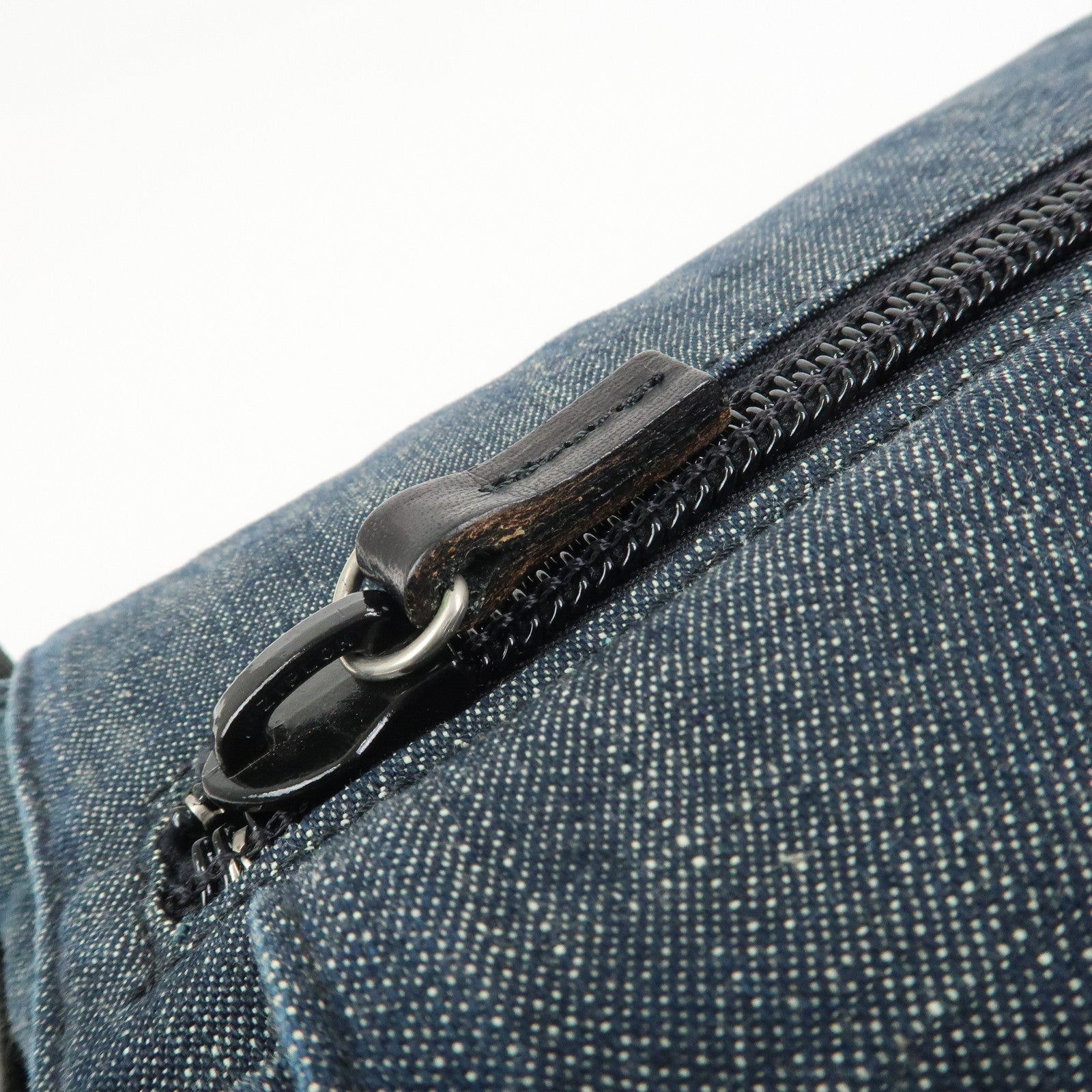 BURBERRY Blue Label Denim Shoulder Bag Crossbody Bag Navy