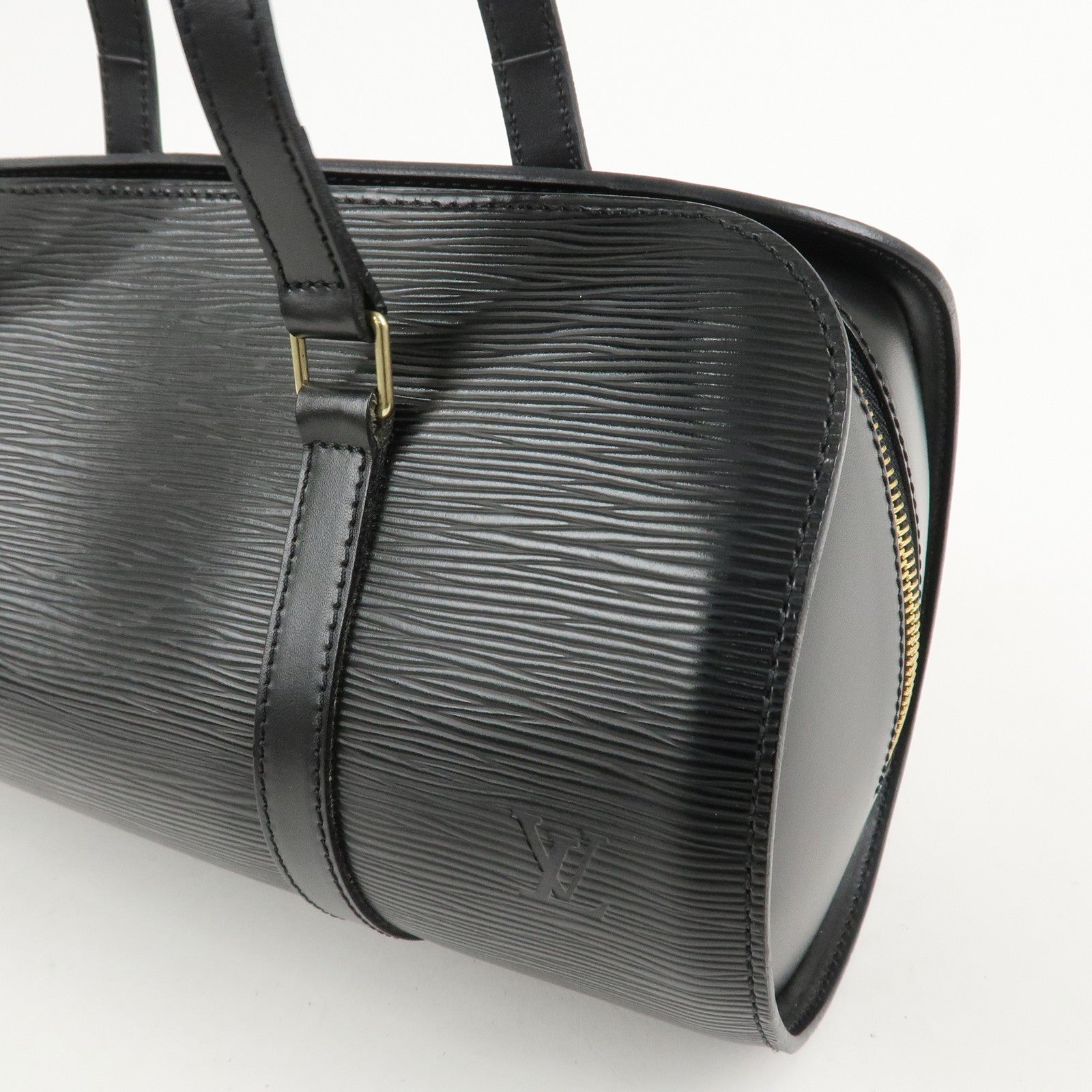Louis Vuitton Epi Soufflot Hand Bag Shoulder Bag Noir M52862