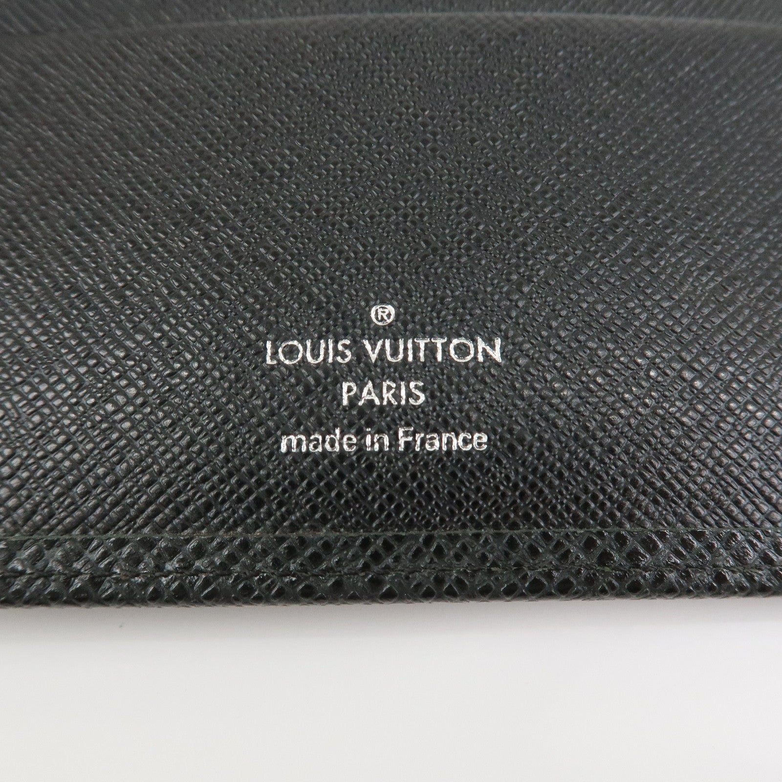 Louis Vuitton Taiga Leather Agenda MM Planner Cover Ardoise R20222