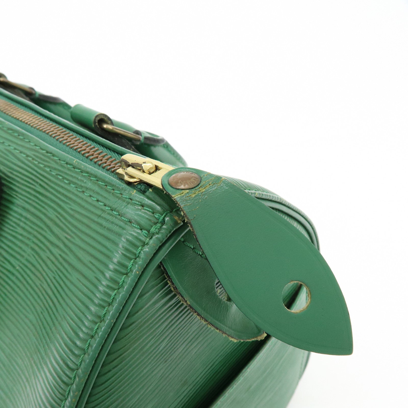 Louis Vuitton Epi Speedy 25 Hand Bag Boston Bag Borneo Green M43014
