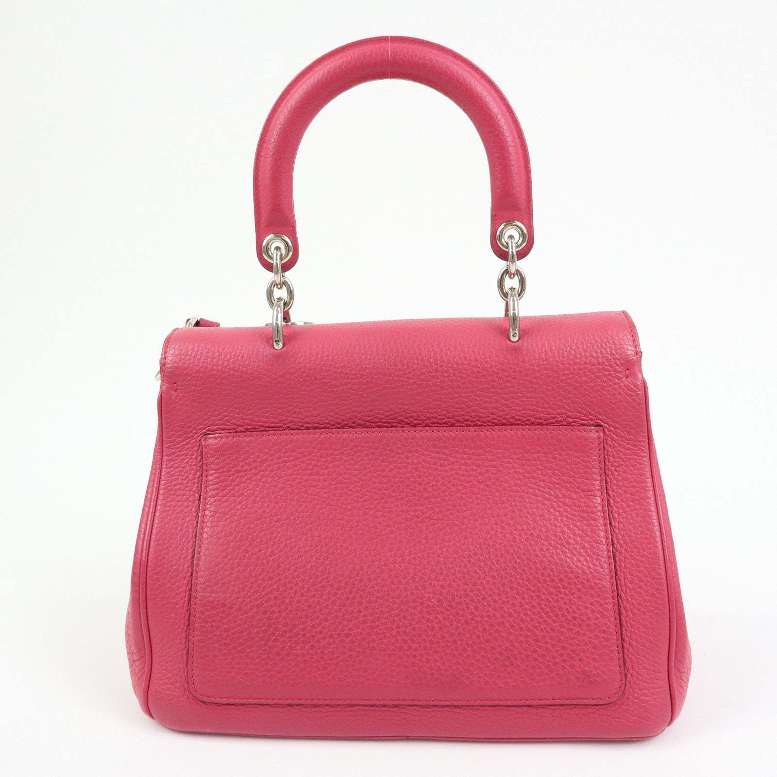 Christian Dior Be Dior Leather 2Way Bag Hand Bag Shoulder Bag Pink