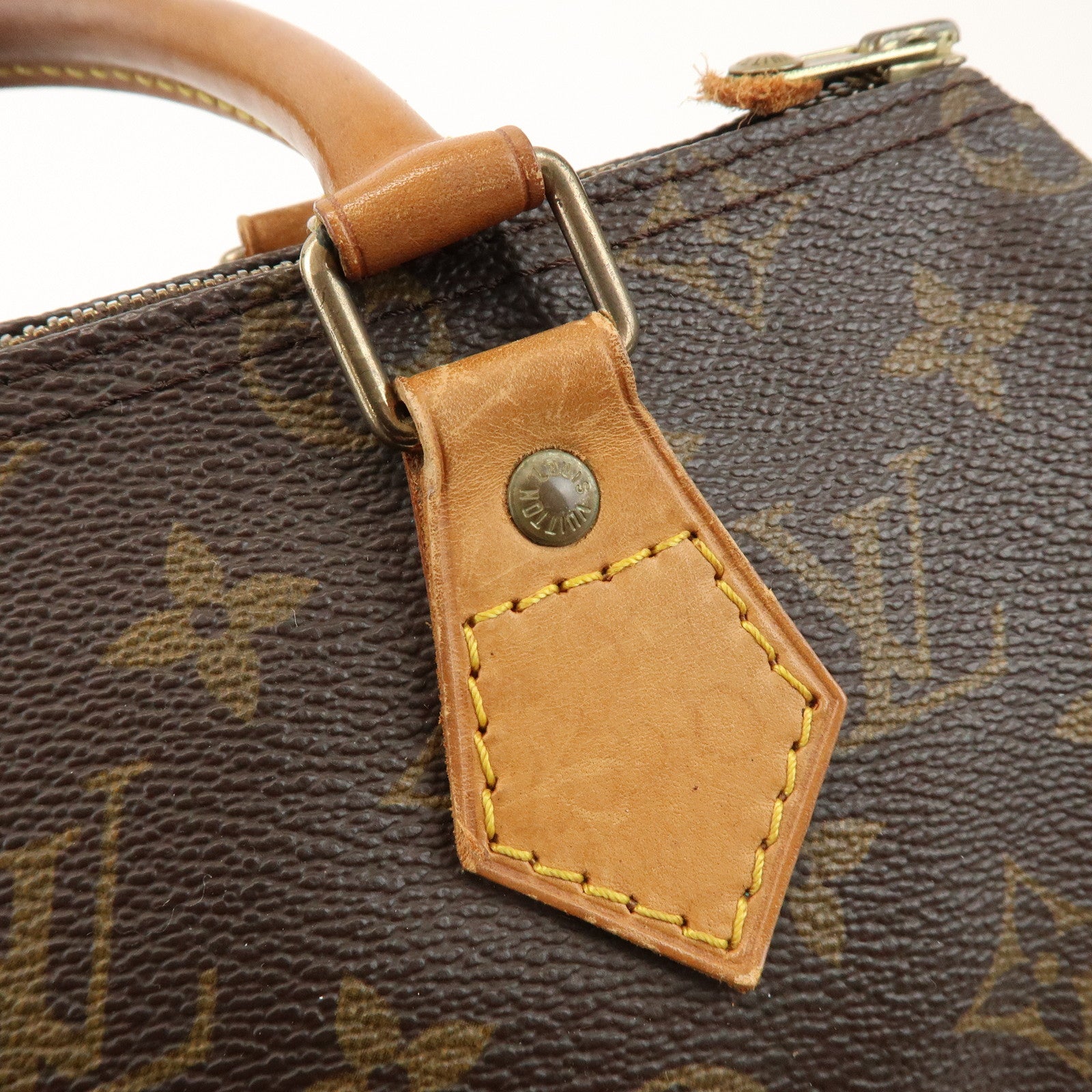 Louis Vuitton Monogram Speedy 25 Boston Bag Hand Bag Brown M41528