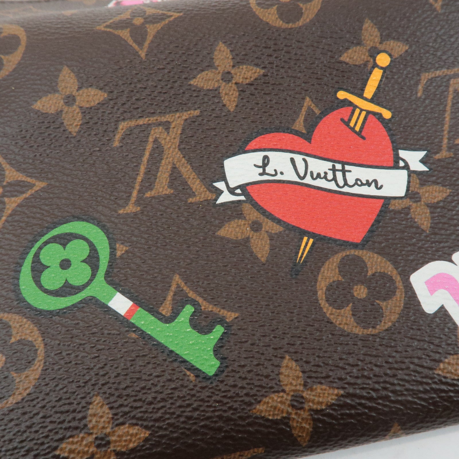Louis Vuitton Monogram LV Stories Portefeuille Sarah Long Wallet M63318 Used