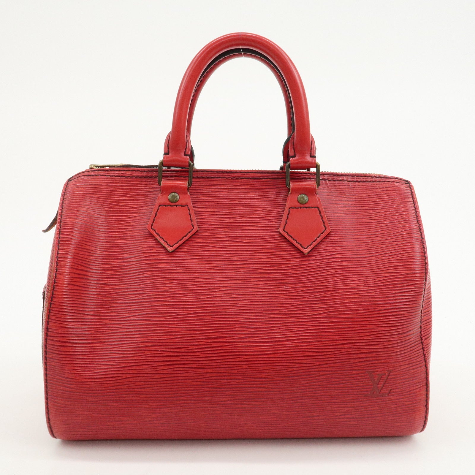 Louis Vuitton Epi Speedy 25 Hand Boston Bag Castilian Red M43017