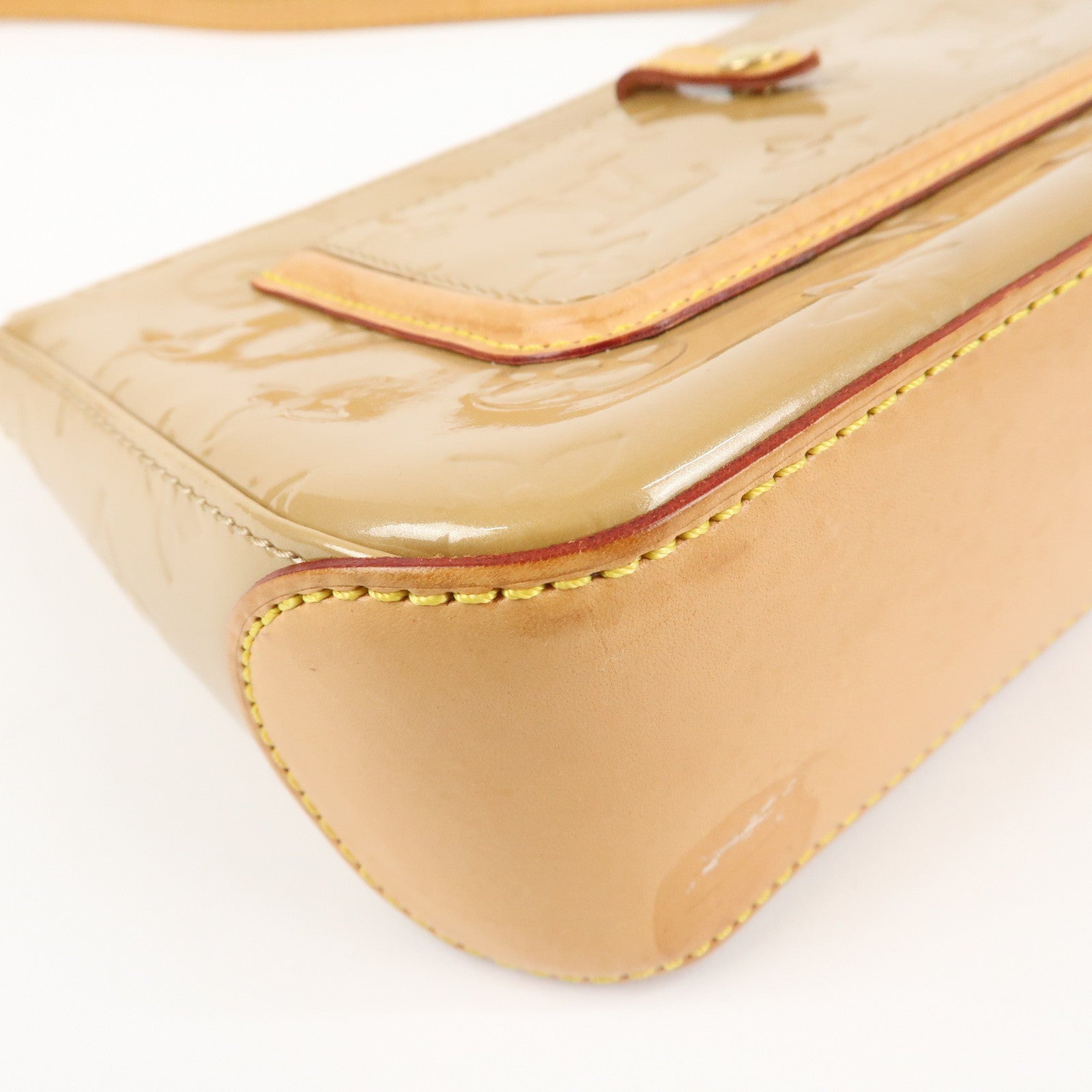 Louis Vuitton Monogram Vernis Mallory Square Hand Bag M91197 Used