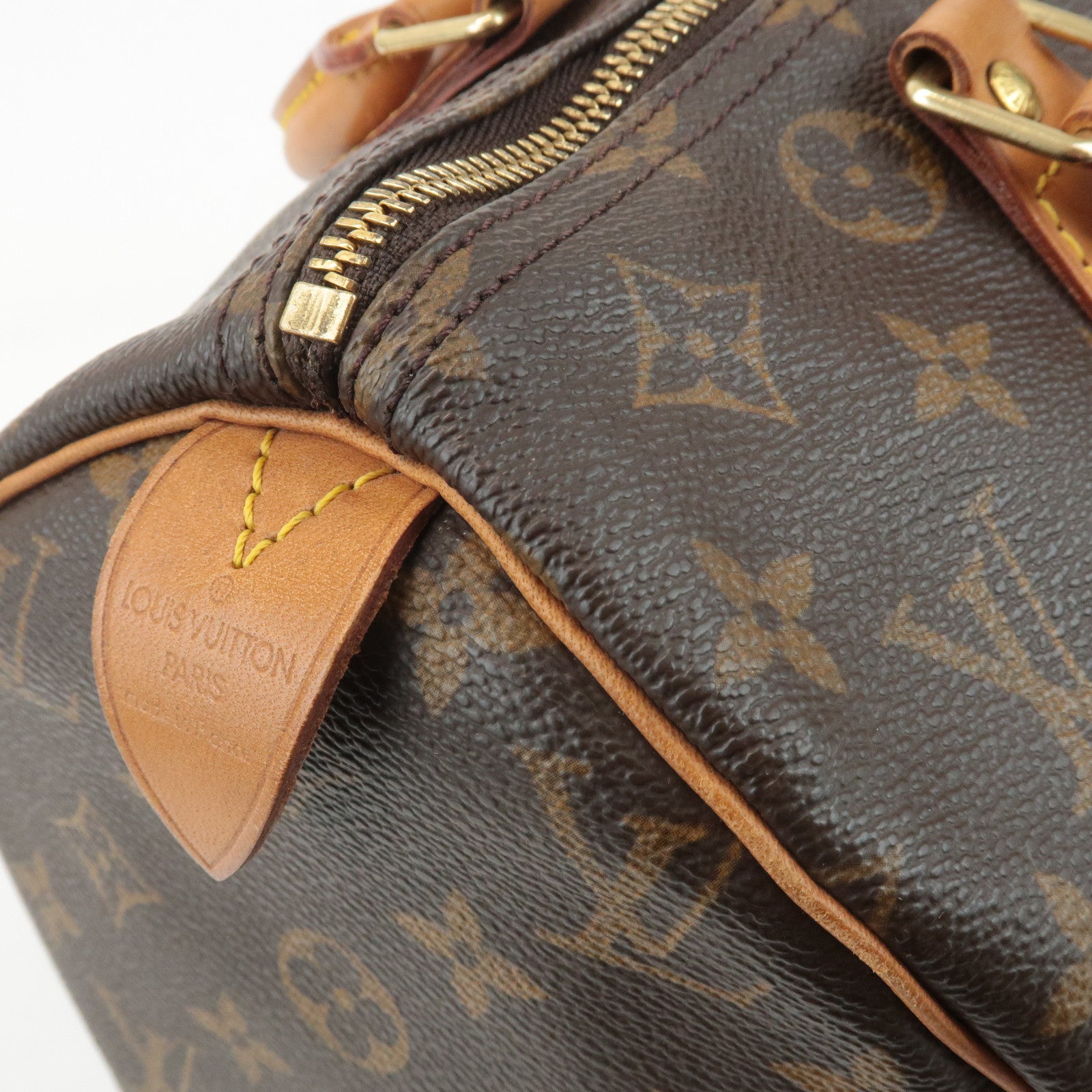 Louis Vuitton Monogram Speedy 30 Hand Bag Boston Bag M41108 Used