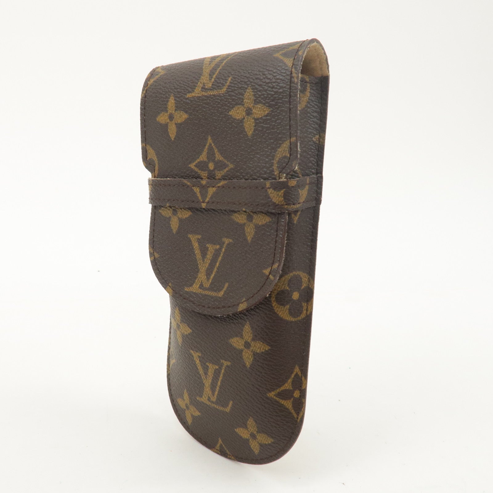 Louis Vuitton Monogram Set of 2 etui a lunettes lavel Glasses Case