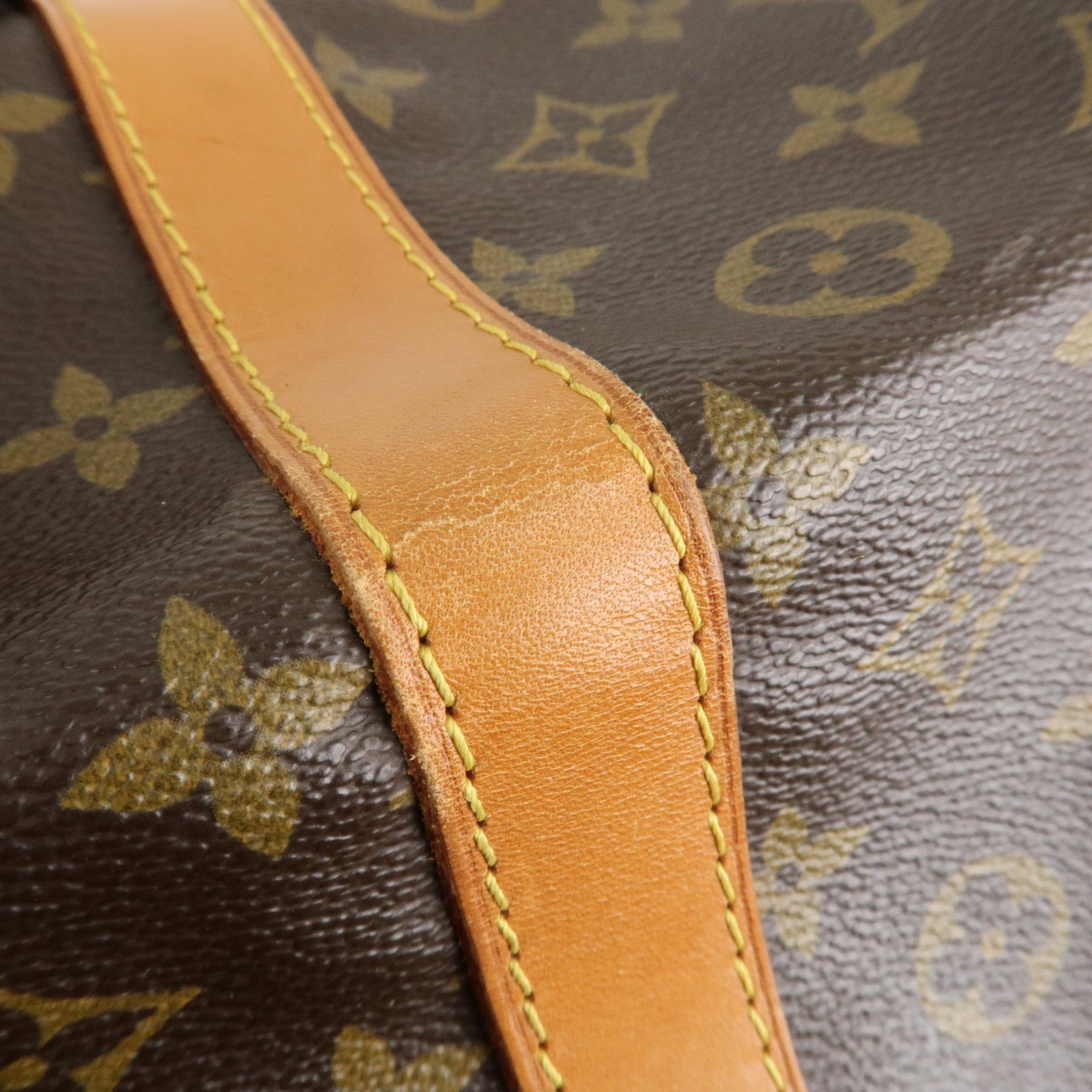 Louis Vuitton Monogram Sac Souple 55 Boston Bag Brown M41622