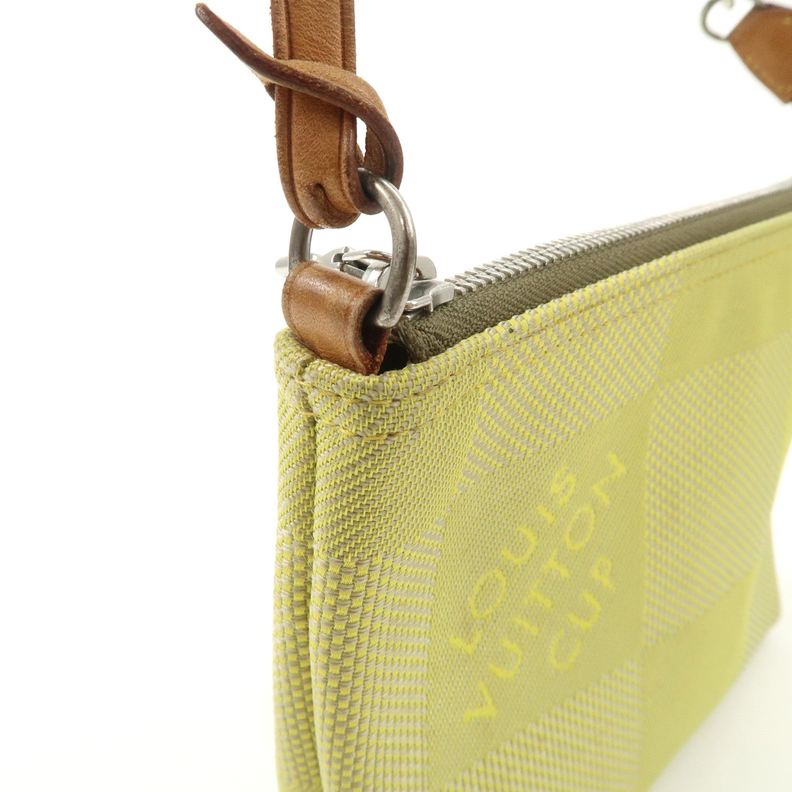 Louis Vuitton Damier Jean Volunteer Pouch Lime Yellow