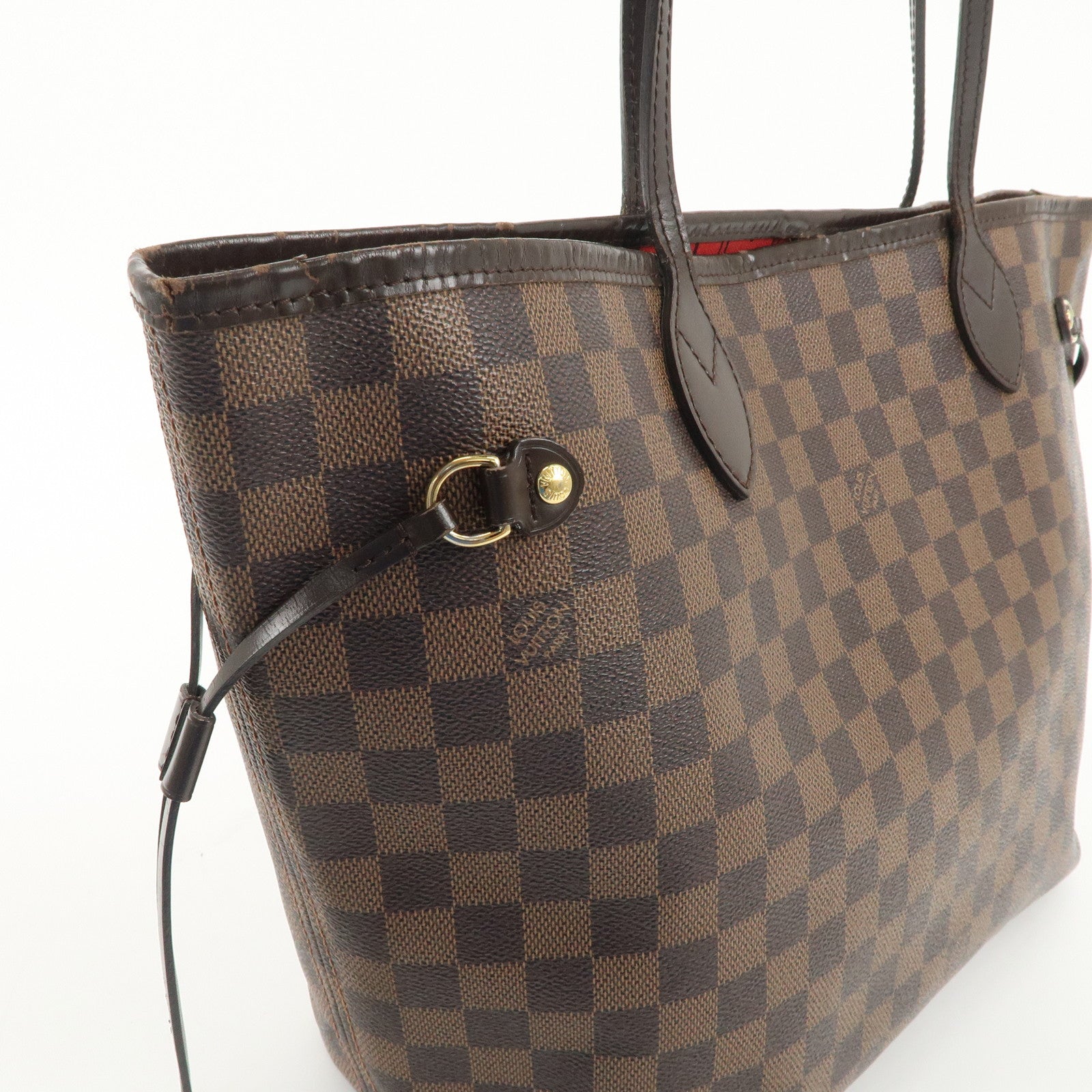 Louis Vuitton Damier Neverfull MM Tote Bag N51105 Used