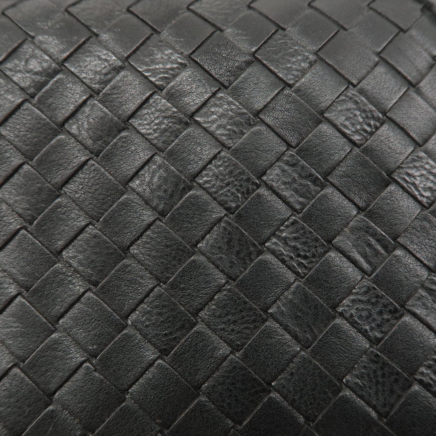 BOTTEGA VENETA Set of 2 Intrecciato Leather Wallet Black Brown