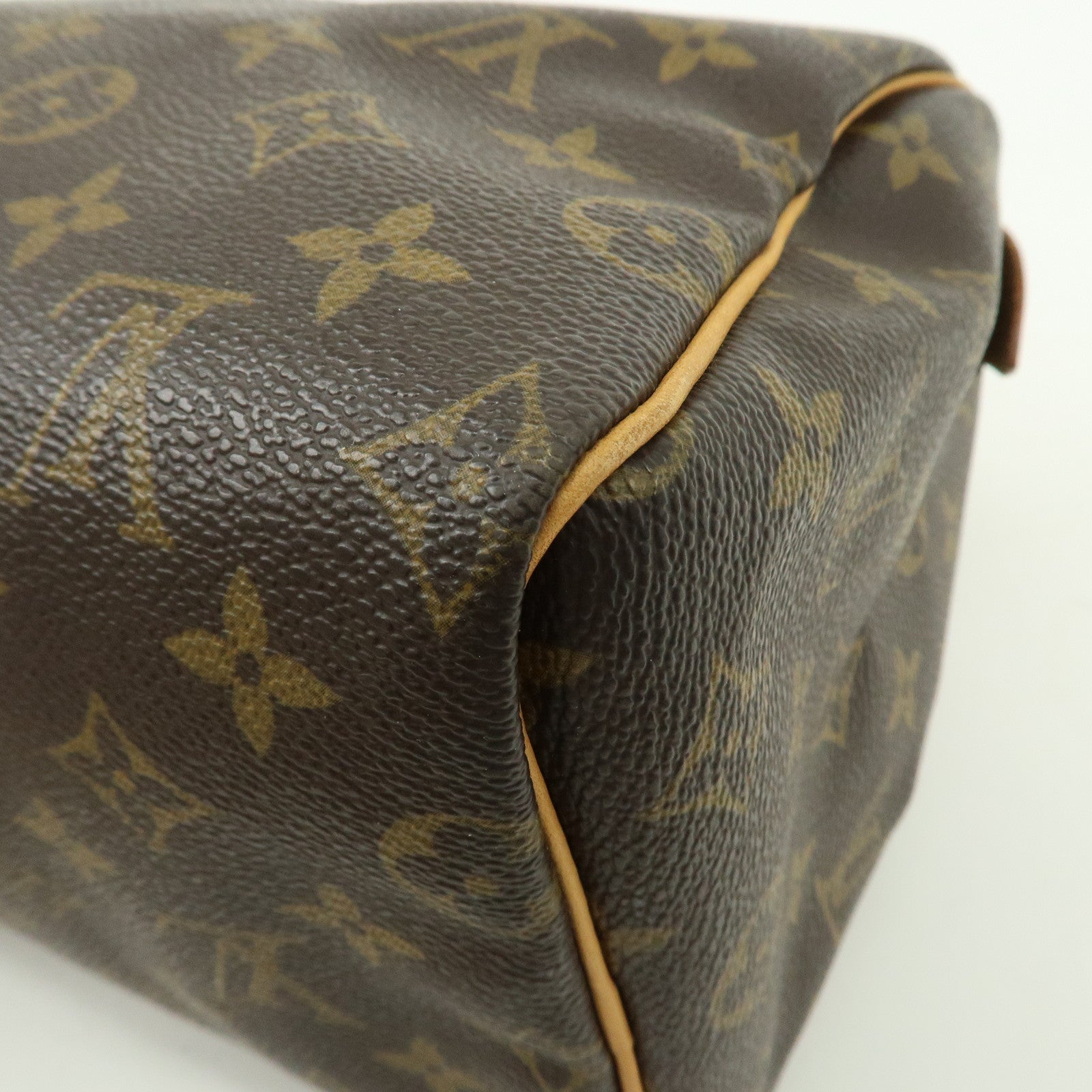 Louis Vuitton Monogram Speedy 25 Hand Bag Boston Bag M41528