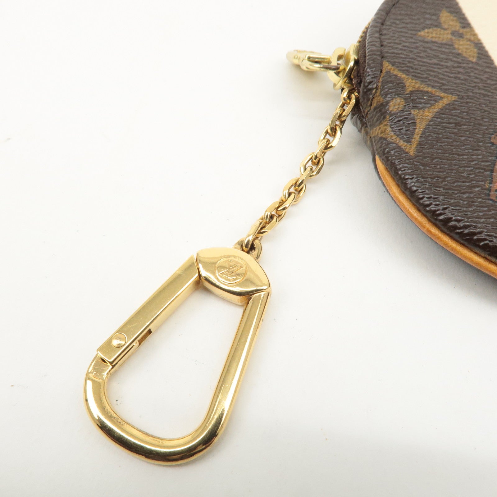 Louis Vuitton Monogram Groom Porte Monnaie Round Coin Case M60037