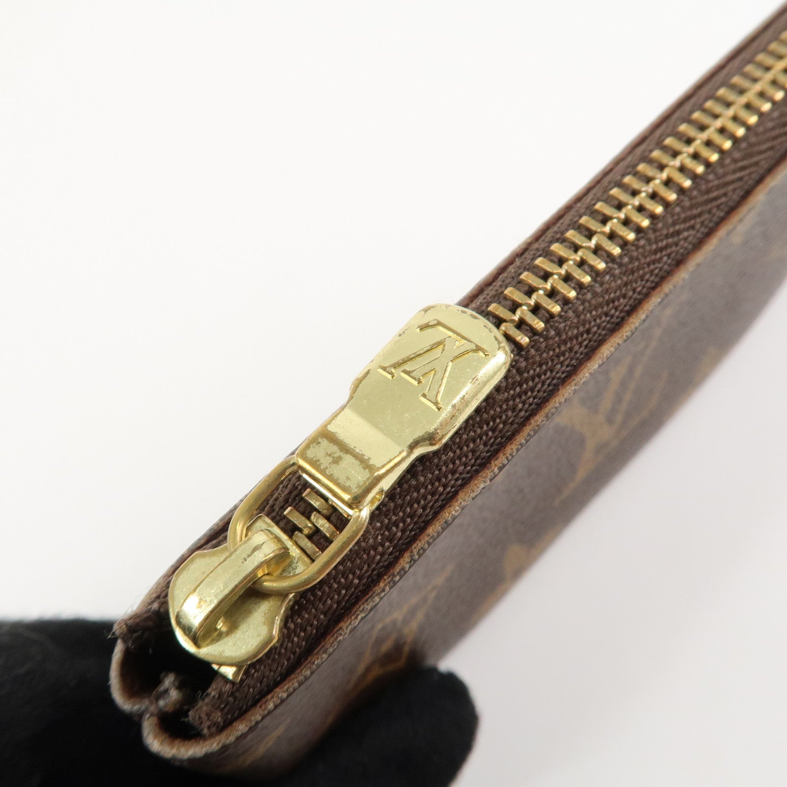 Louis Vuitton Monogram Pochette Cles Coin Case Key Case  M62650 Used