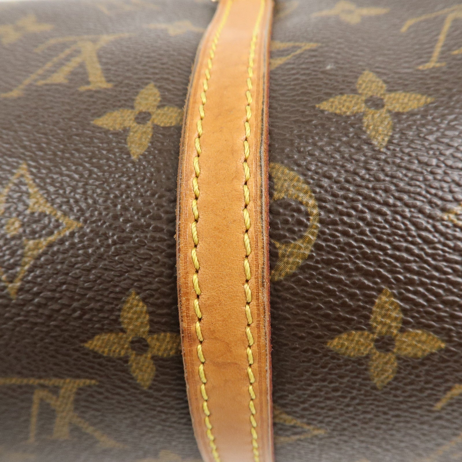 Louis Vuitton Monogram Papillon 30 Hand Bag Brown M51385