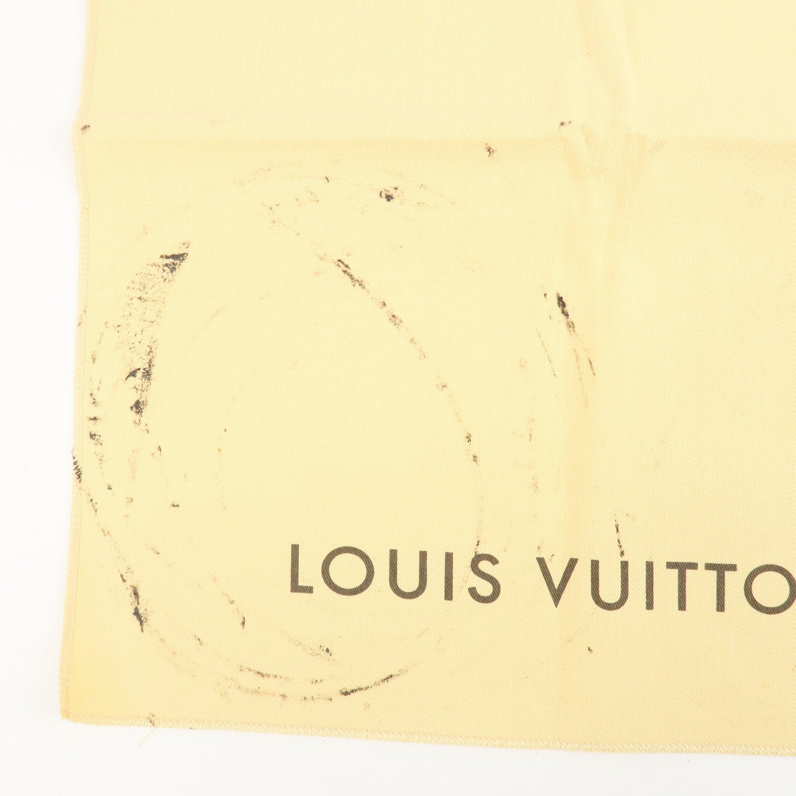 Louis Vuitton Set Of 10 Dust Bag Flap Style Beige